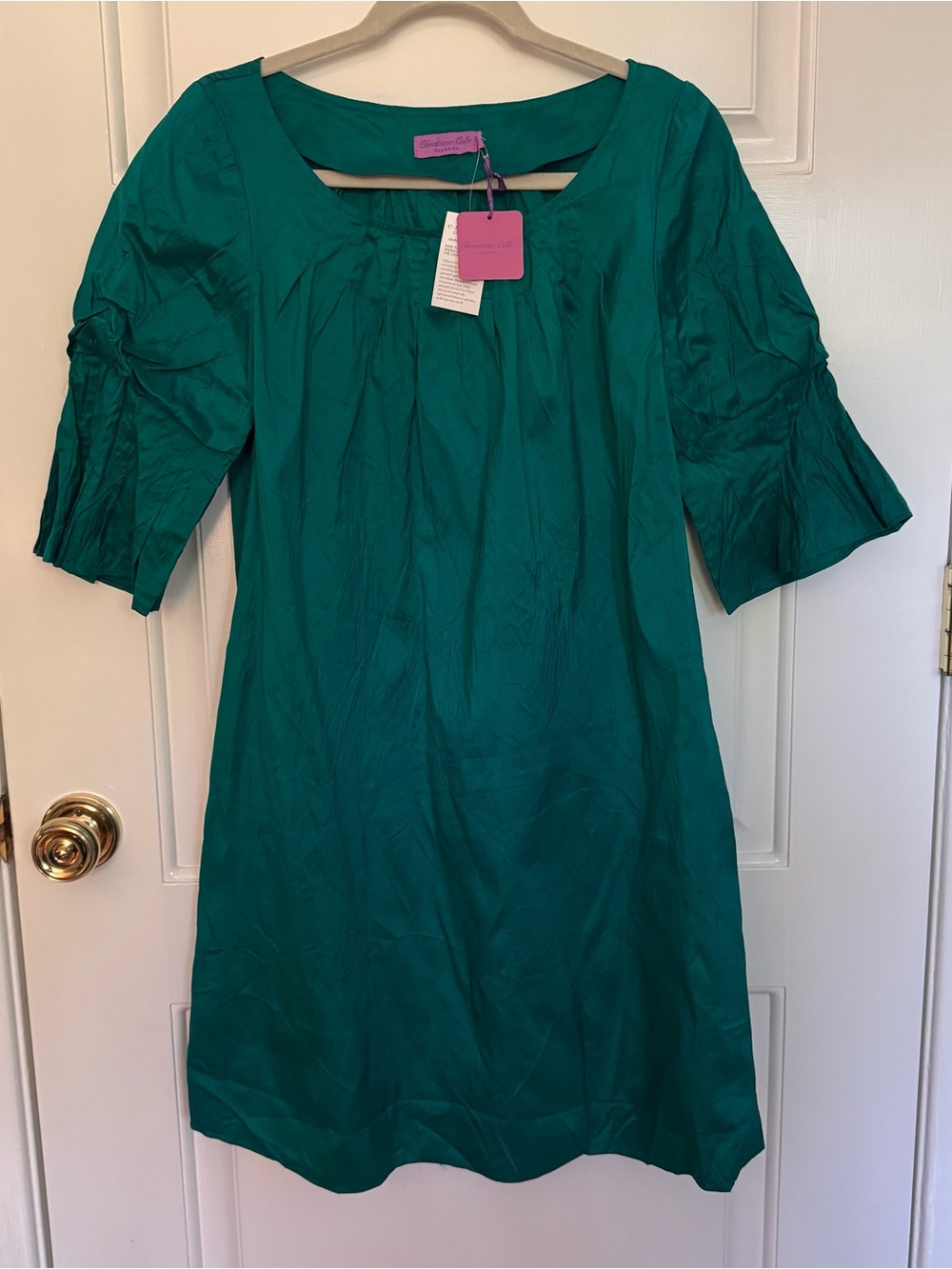 Calypso St. Barth green Short Sleeve Dress